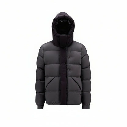 Monlcer Madeira Hooded Down Jacket "Grey-Black"