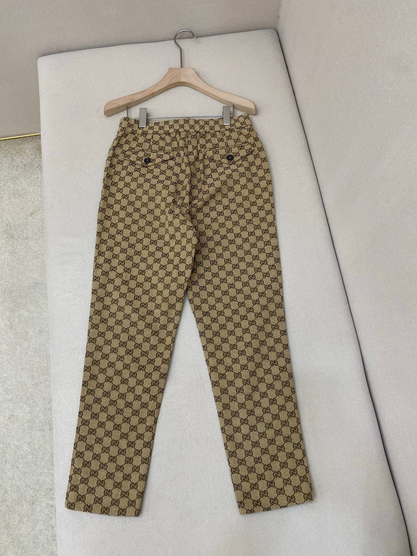 Gucci GG Canvas Track Bottoms "Camel"