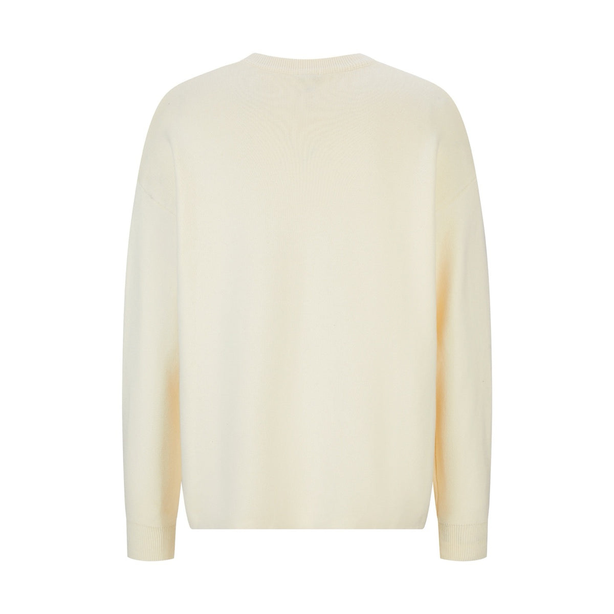 Loewe Anagram Pocket Sweater in Cotton Blend "Soft White"