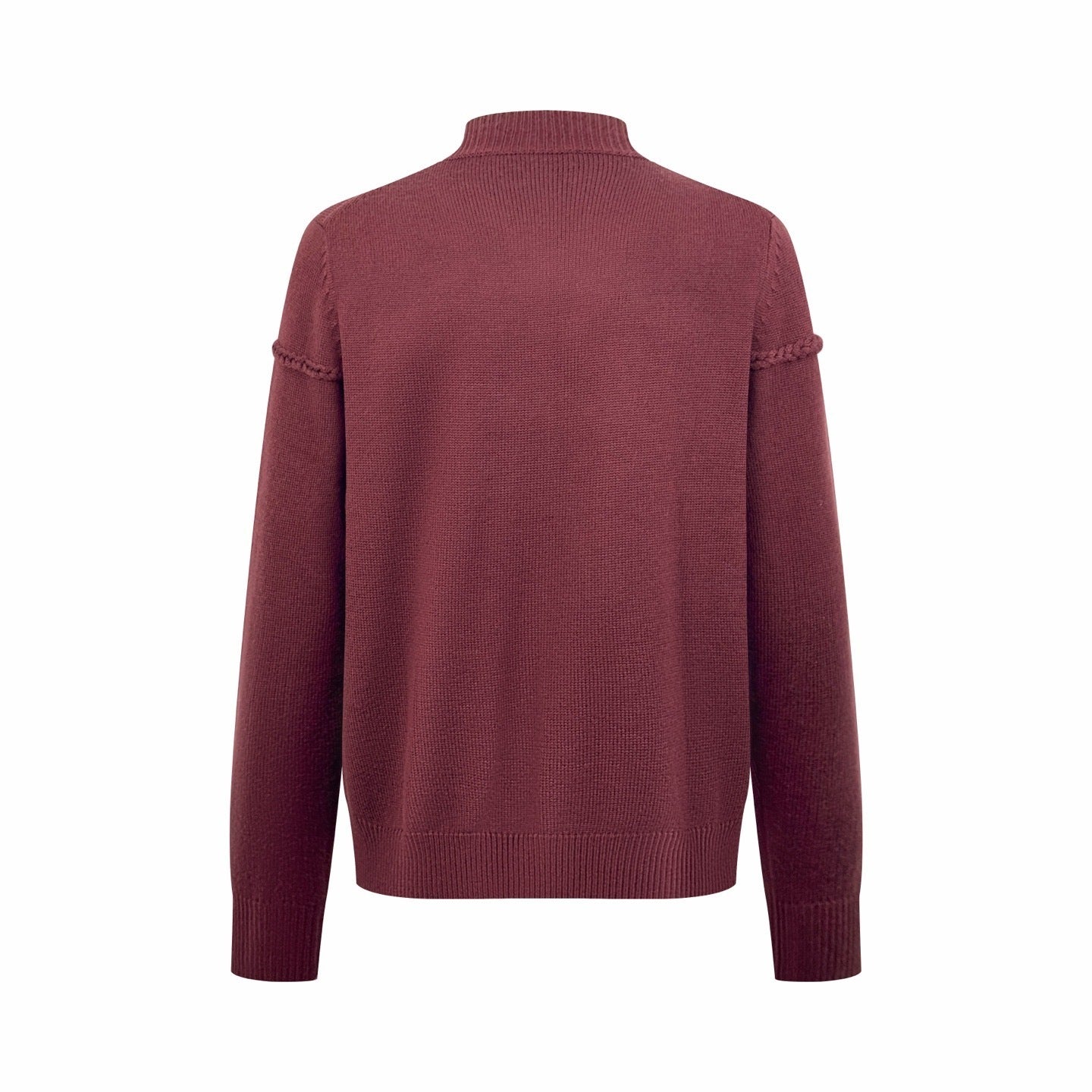 Dior Ribbon Sweater "Burgundy Wool Jersey"