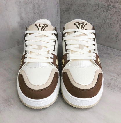 Louis Vuitton Trainers "Mocha-White"