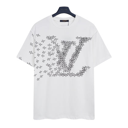 Louis Vuitton Planes Print T-Shirt "White"