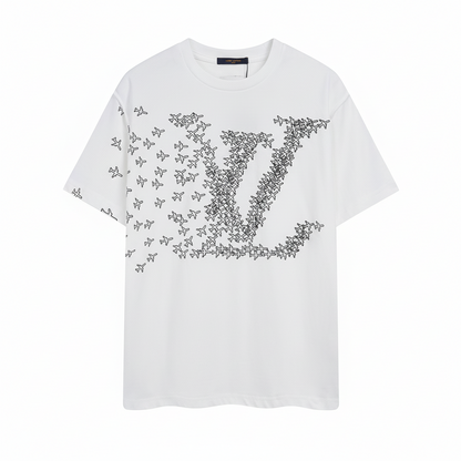 Louis Vuitton Planes Print T-Shirt "White"