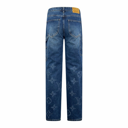 Louis Vuitto Monogram Denim Workwear Pants