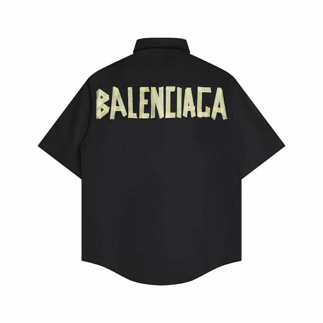 Balenciaga Short Shirt "Black"
