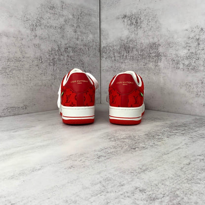 Louis Vuitton x Nike Air Force 1 "Red-White"