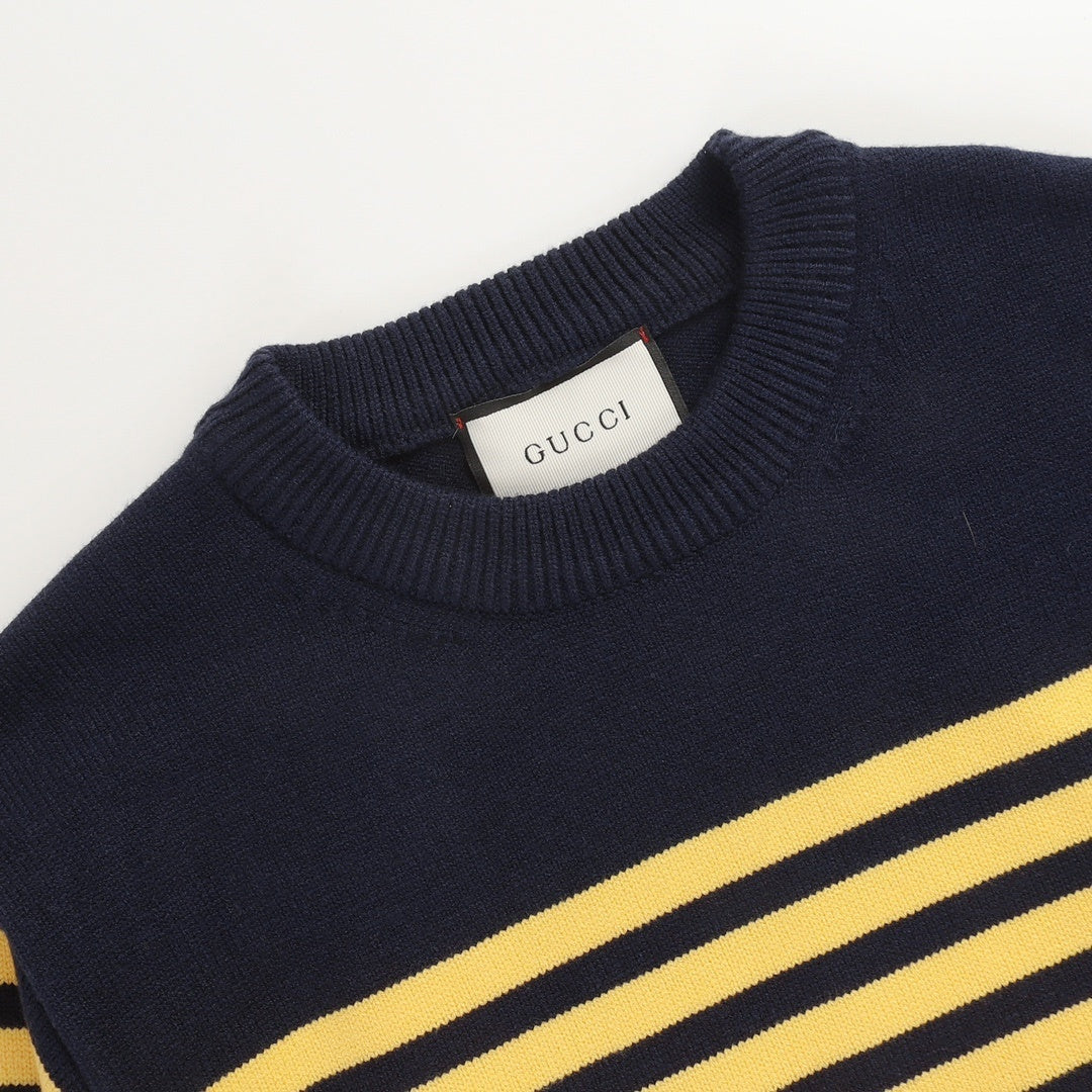 Gucci Striped Sweater "Black-Yellow"