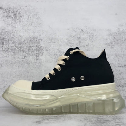 Rick Owens Abstract DRKSHDW Low "Black-Beige Clear Sole"
