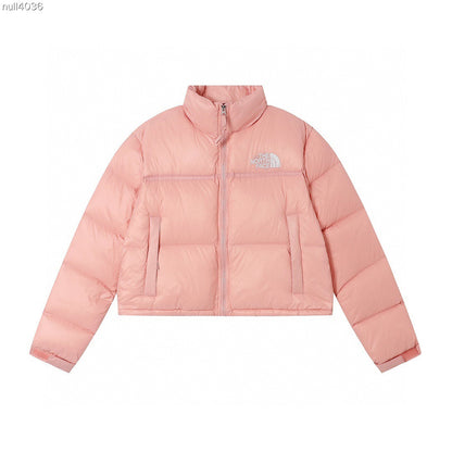 The North Face Nuptse Short Down Jacket "Peach Pink"