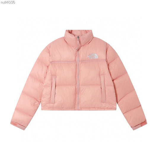The North Face Nuptse Short Down Jacket "Peach Pink"