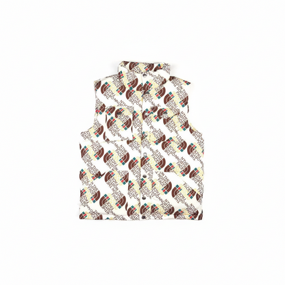 Gucci x The North Face Down Vest "Ivory-Brown"