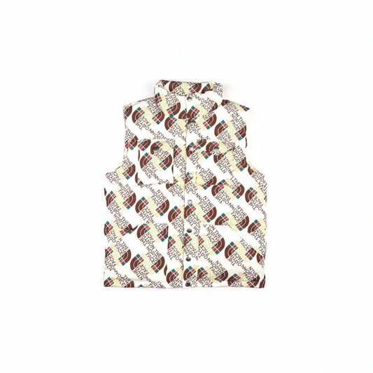 Gucci x The North Face Down Vest "Ivory-Brown"