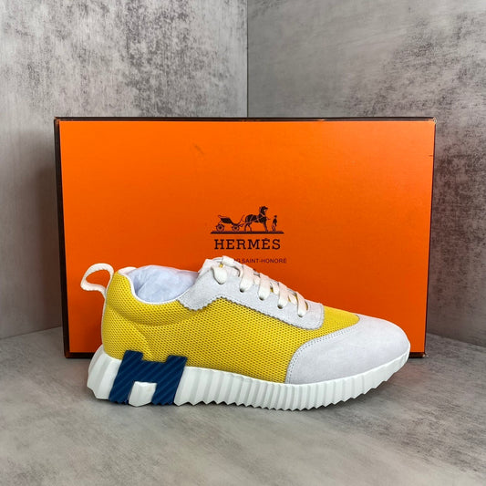 Hermes Bouncing Sneakers "Yellow-Grey"