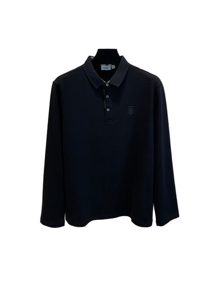 Burberry Polo Sweatshirt "Black"