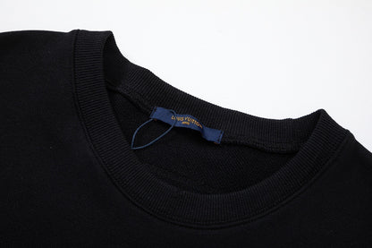 Louis Vuitton LV Stitch Print Embroidered Sweatshirt "Black"