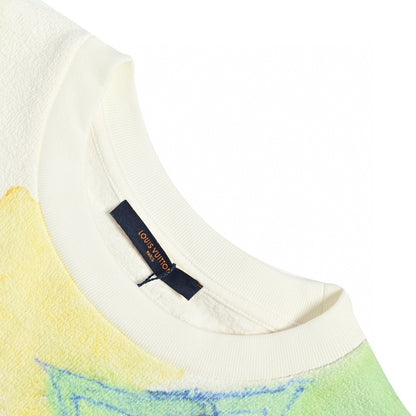 Louis Vuitton Watercolour Monogram Sweater "White-Multicolour"