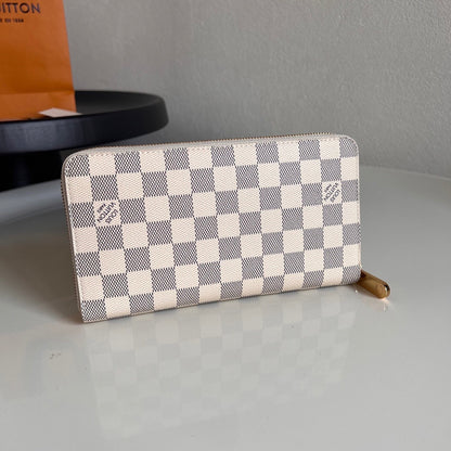 Louis Vuitton Zippy Wallet "Damier Azur"