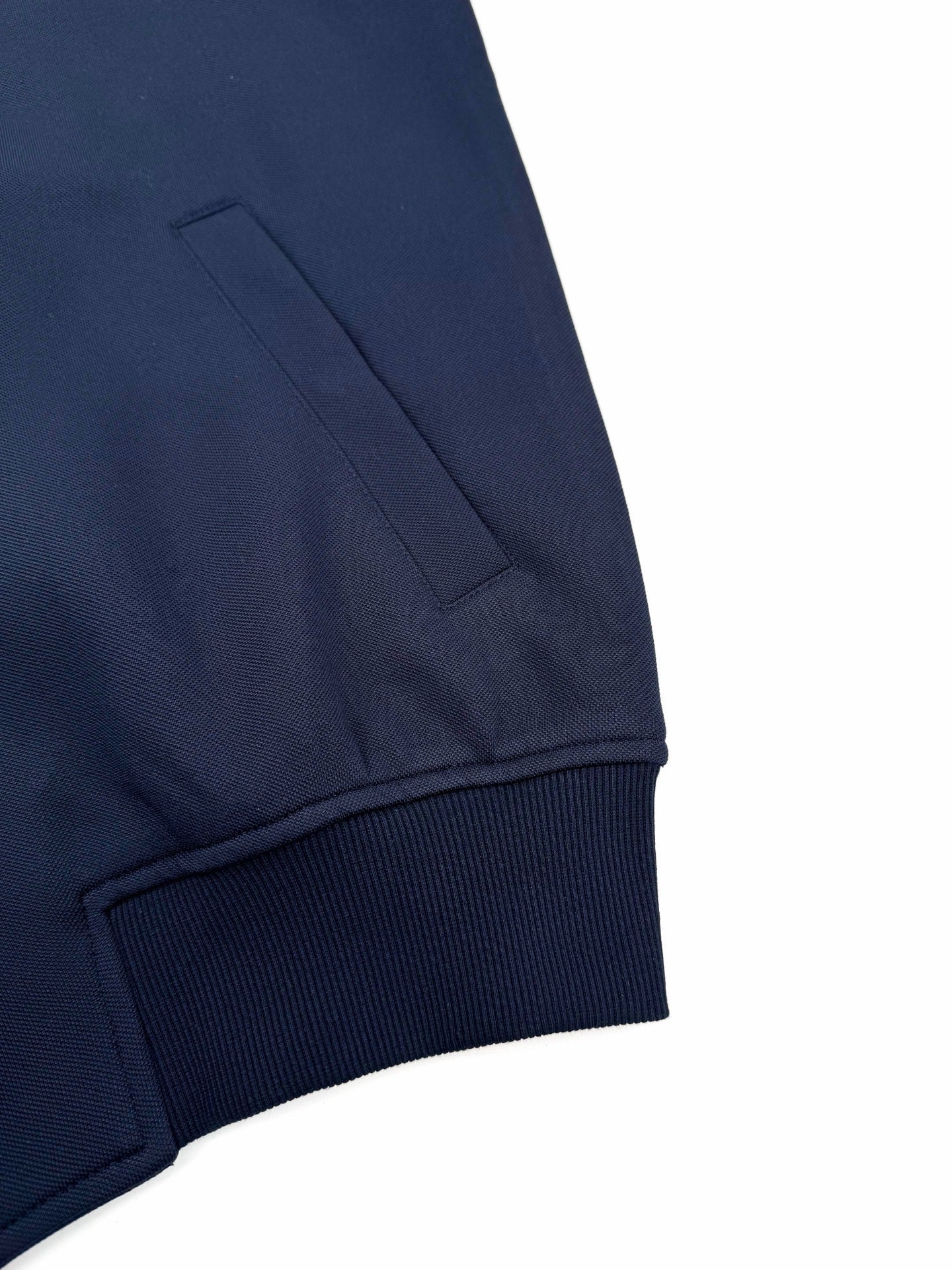 Dior Oblique Track Jacket "Navy Blue Cotton-Blend Jersey"