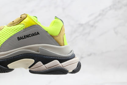 Balenciaga Triple S "Neon Yellow-Grey"