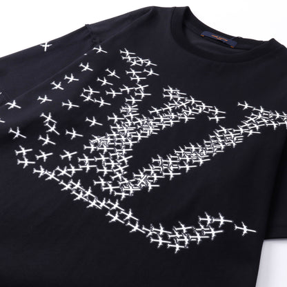 Louis Vuitton Planes Print T-Shirt "Black"