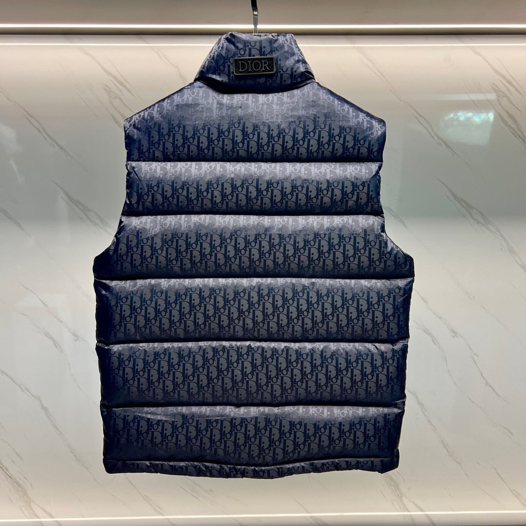 Dior Oblique Down Vest "Navy Blue"