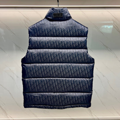 Dior Oblique Down Vest "Navy Blue"
