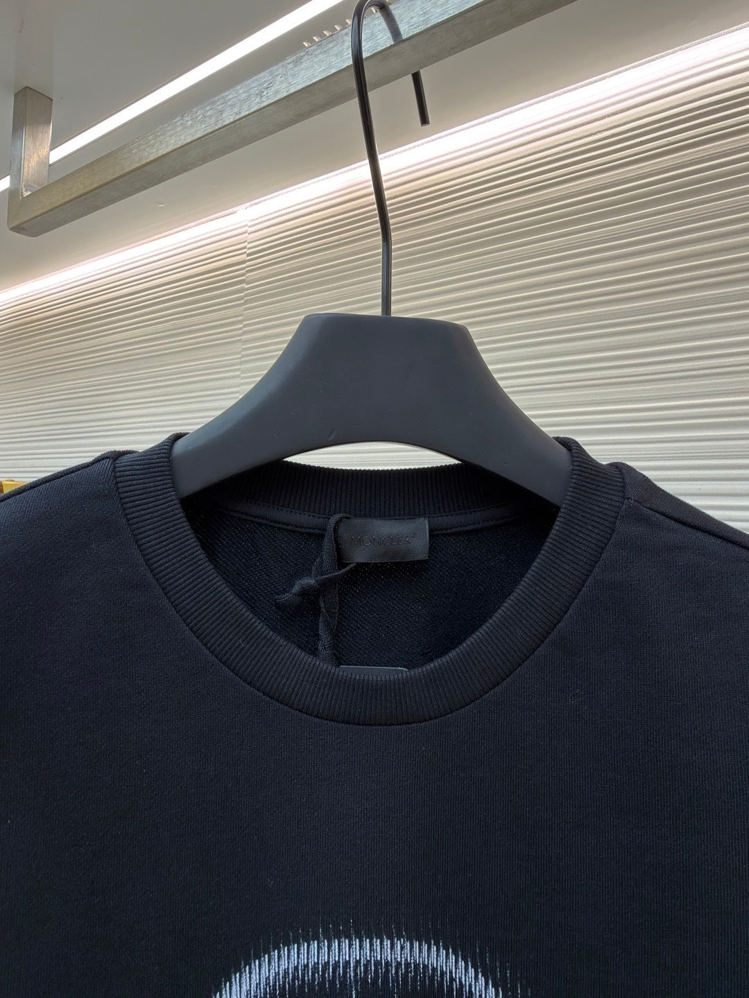 Moncler Blurred Logo Sweatshirt "Black"