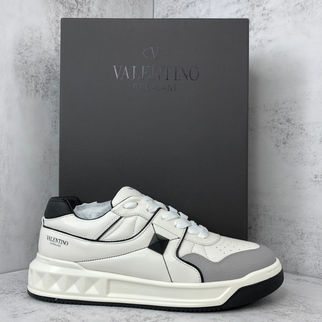 Valentino Garavani One Stud "White-Black-Grey"