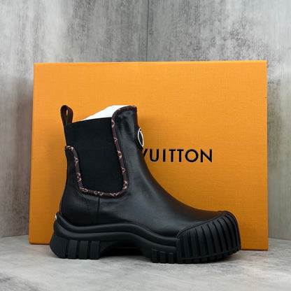 Louis Vuitton Ruby Flat Ankle Boots "Black"