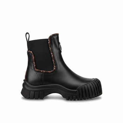 Louis Vuitton Ruby Flat Ankle Boots "Black"