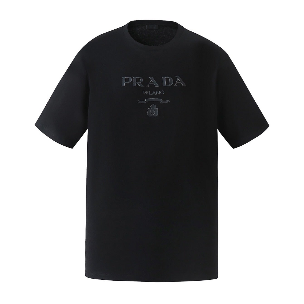 Prada Logo Printed Short-Sleeved T-Shirt "Black"