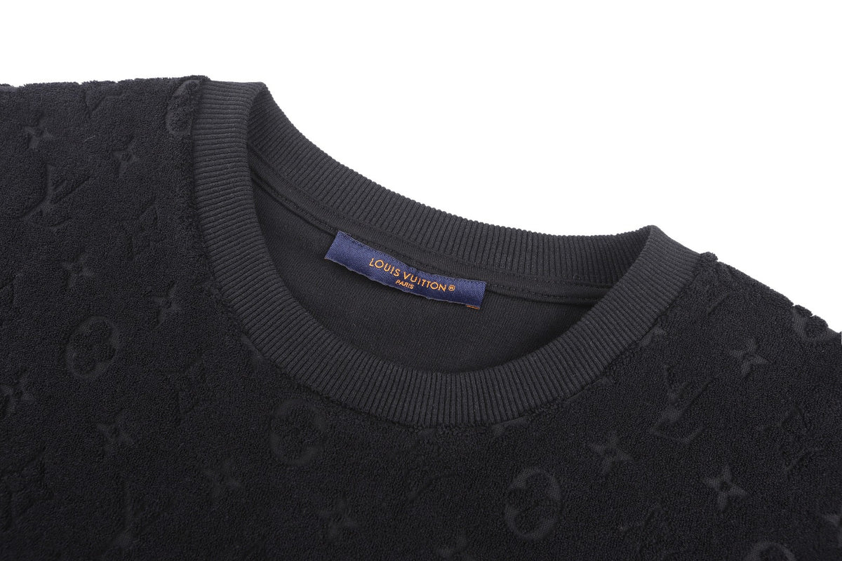 Louis Vuitton Monogram French Terry T-Shirt "Black"