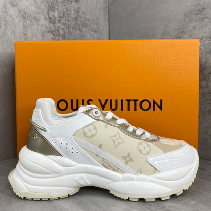 Louis Vuitton Run 55 "White-Gold-Beige"