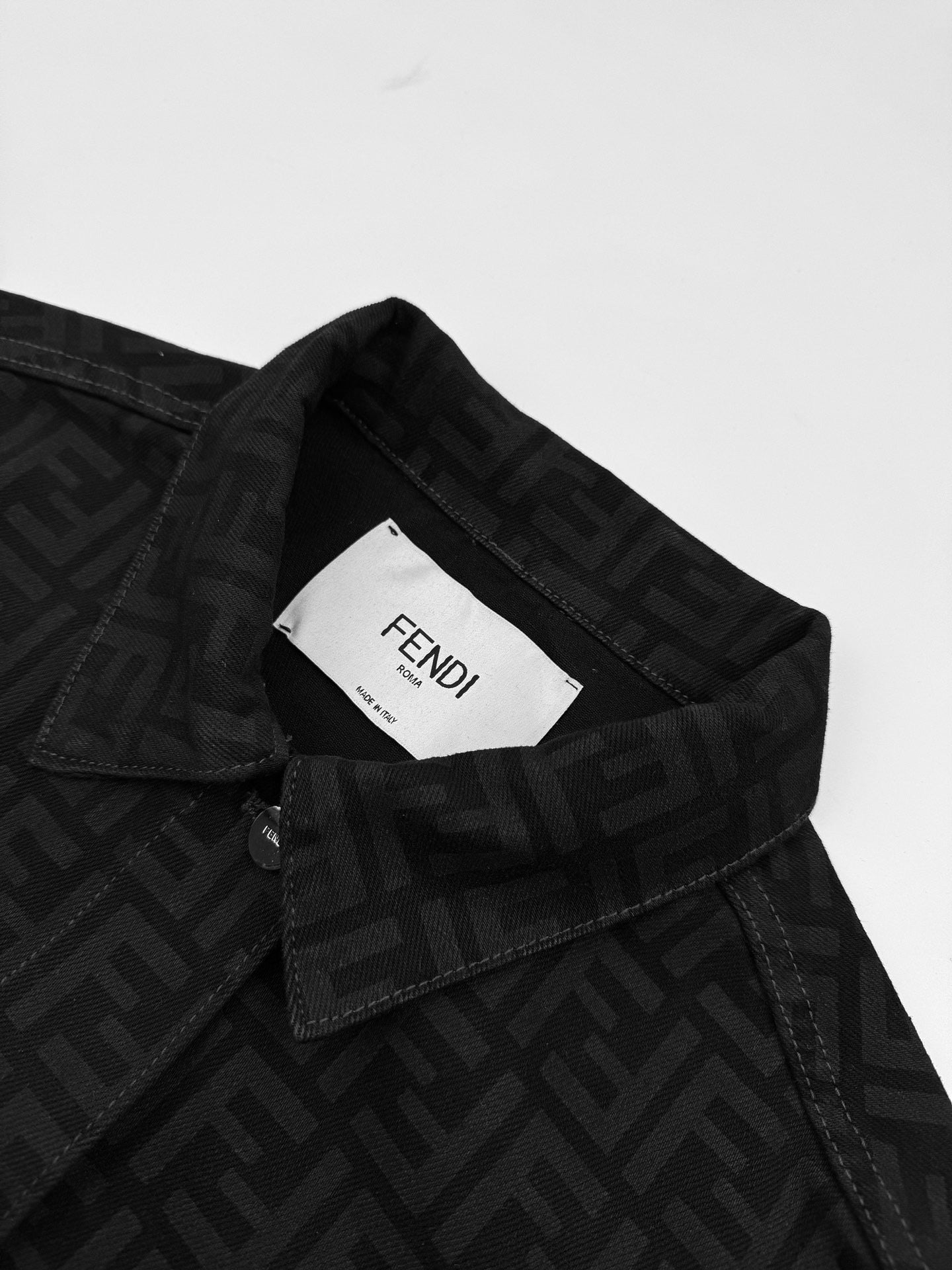 Fendi FF Monogram  Denim Jacket