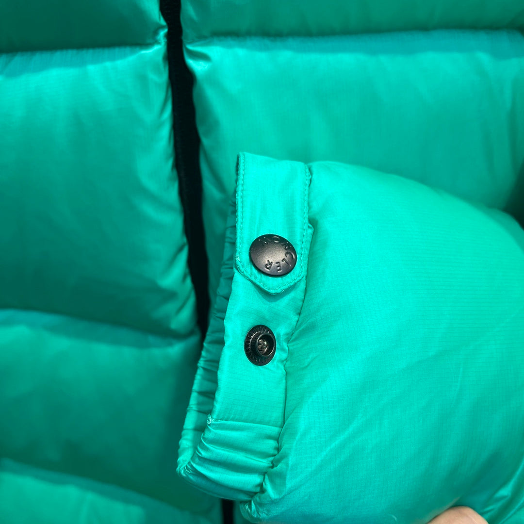 Moncler Peuplier Down Jacket "Green-Black"