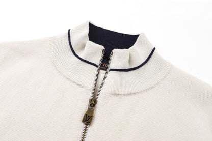 Louis Vuitton Hybrid Knit Tracksuit Top "Milk White"