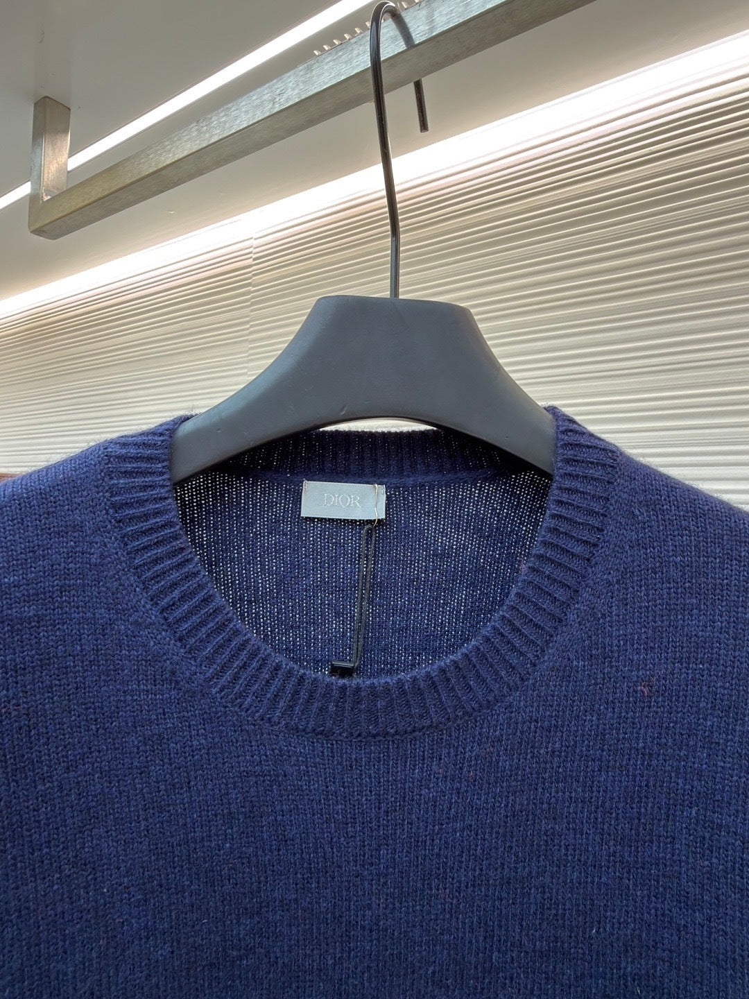 Dior Oblique Sweater "Navy Blue Cotton Jersey"