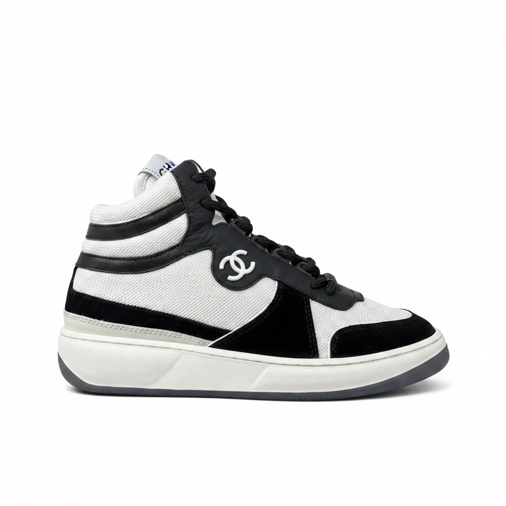 Chanel 22P High-Top "White-Black"