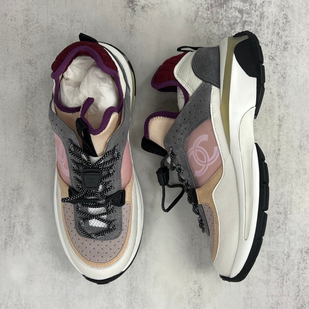 Chanel CC "Grey-Pink-White"