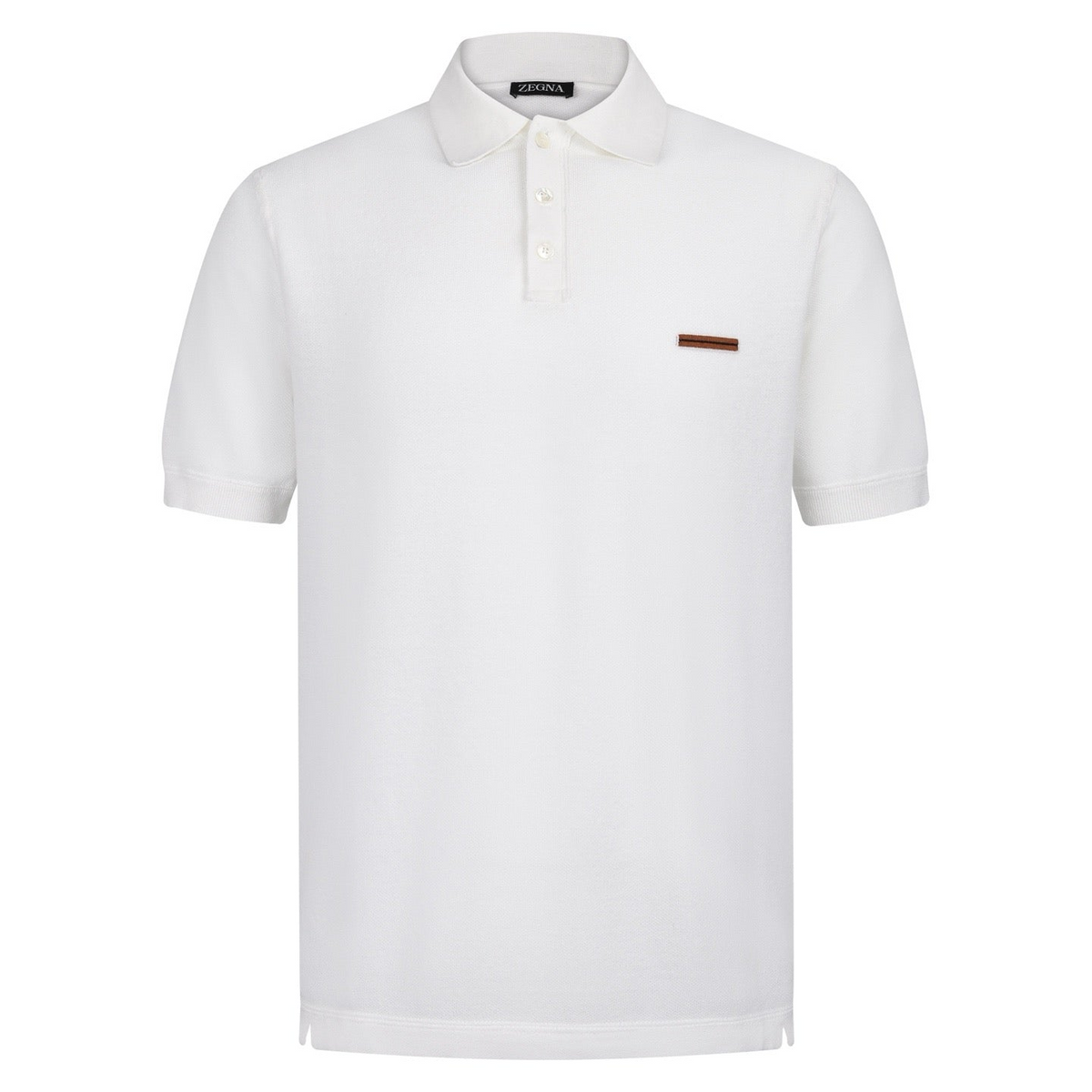 Zegna Cotton Polo Shirt "White"