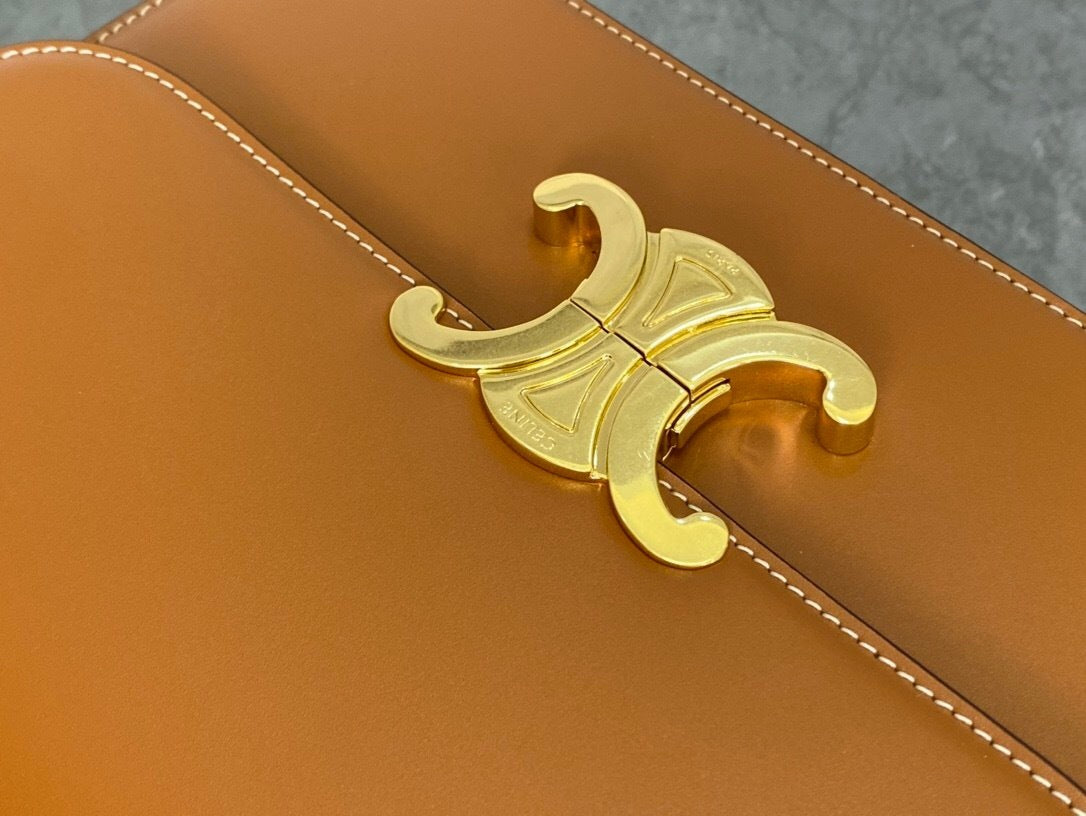Celine Teen Triomphe Bag in Shiny Calfskin