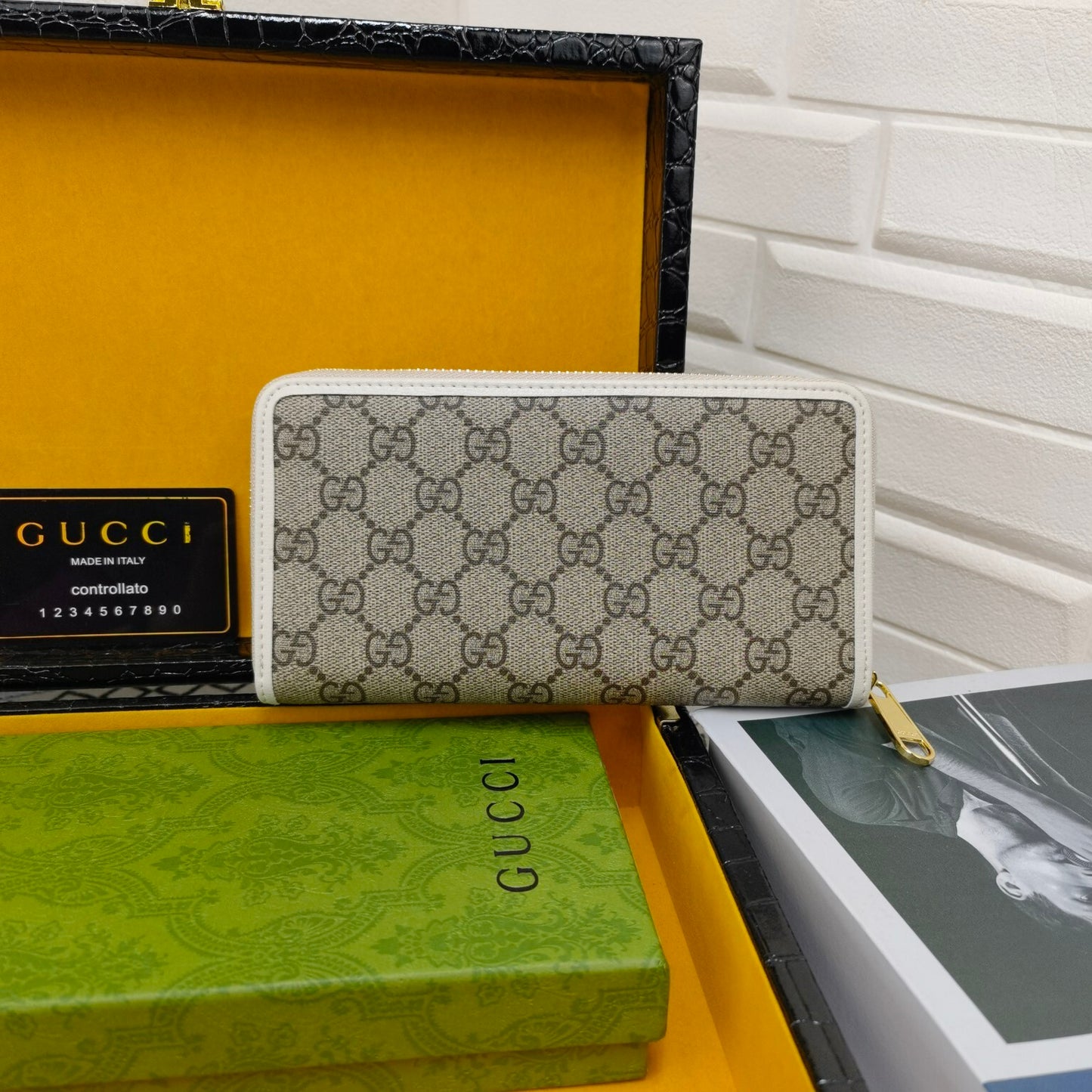 Gucci Horsebit 1955 Zip Around Wallet