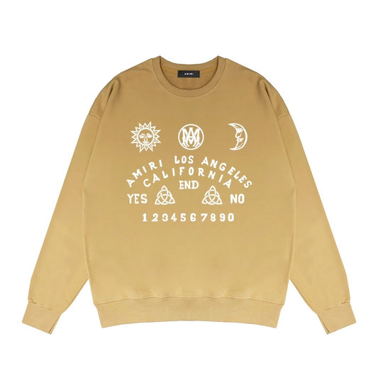 Amiri Ouija Board Sweatshirt "Sand-White"