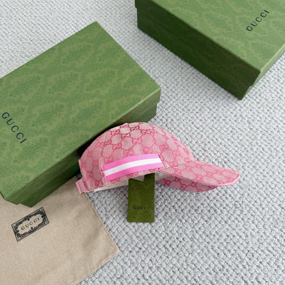 Gucci GG Baseball Hat "Pink"