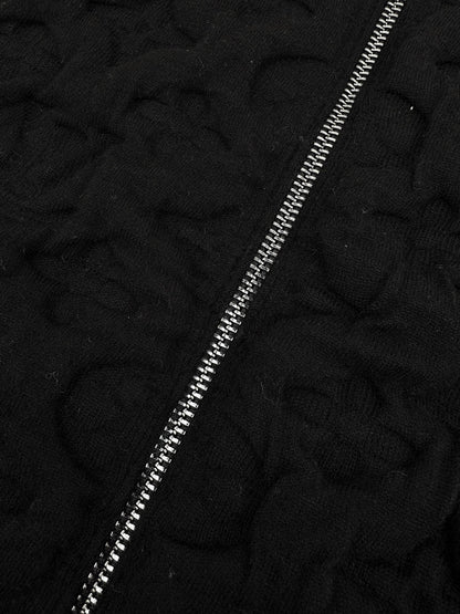 Louis Vuitton Monogram Padded Wool Blend Bomber "Black"