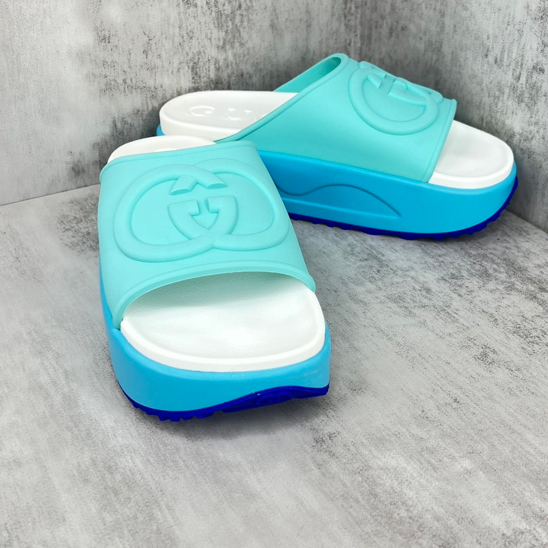 Gucci Slides "Blue-White"