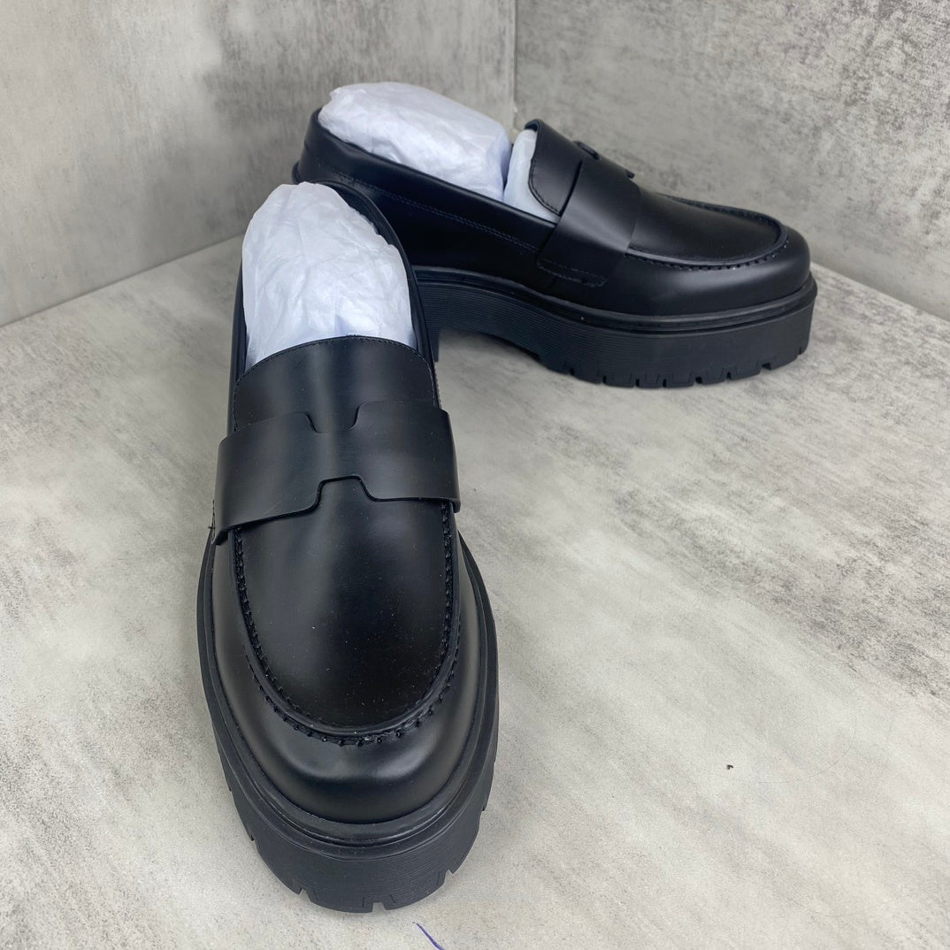 Hermes Leather Loafers "Black"