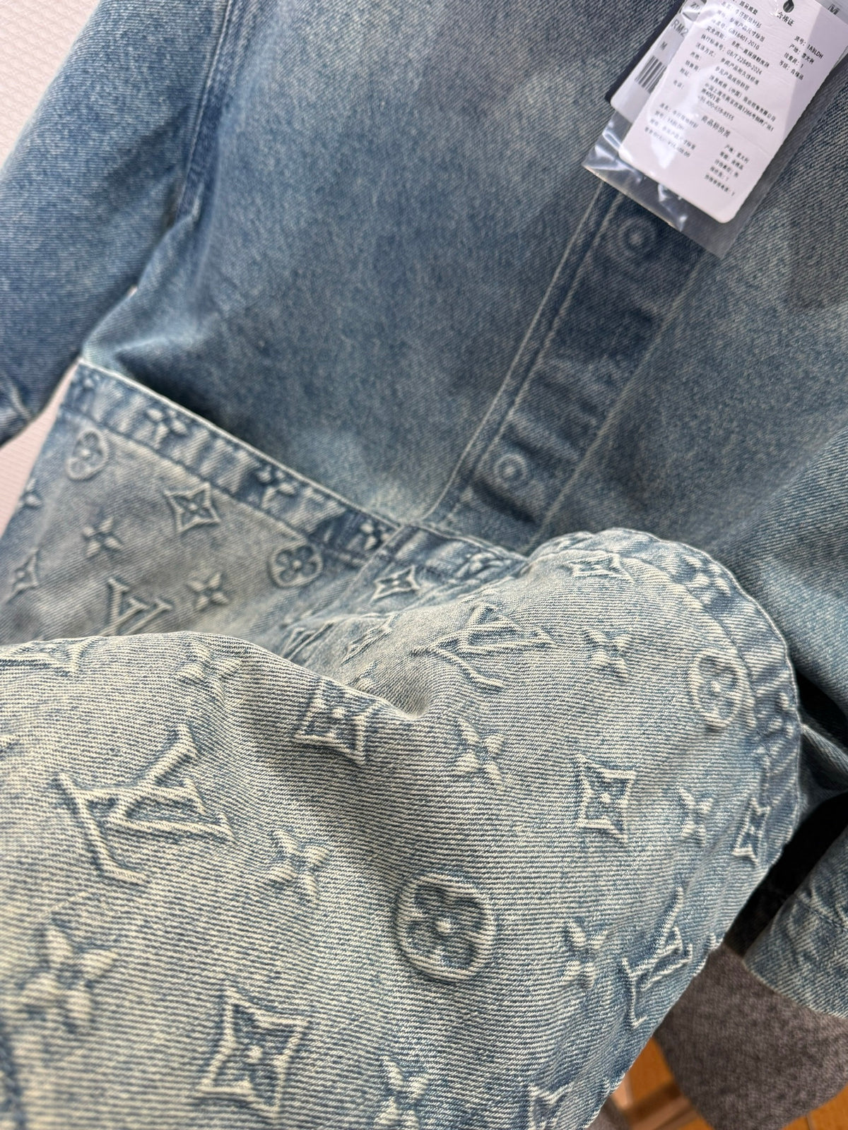 Louis Vuitton Short Sleeve Denim Workwear Shirt