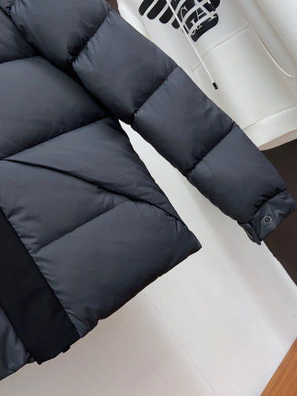 Monlcer Madeira Hooded Down Jacket "Grey-Black"