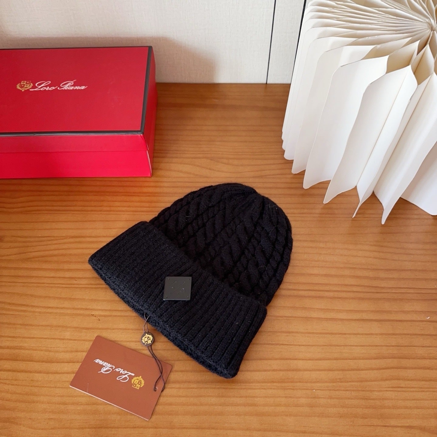 Loro Piana Wool Beanie "Black"